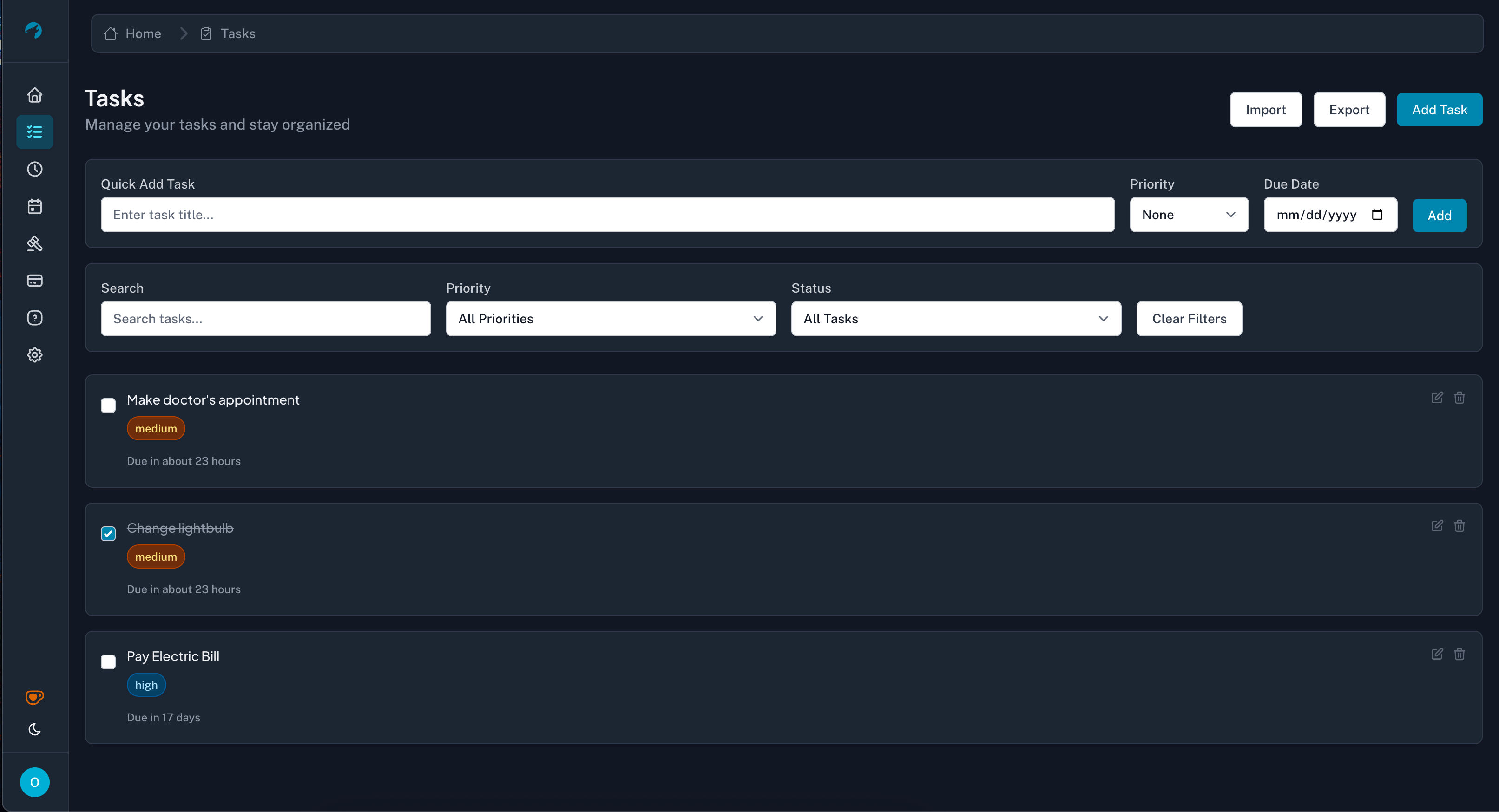 Preview of ADHD-Friendly Task Management feature interface